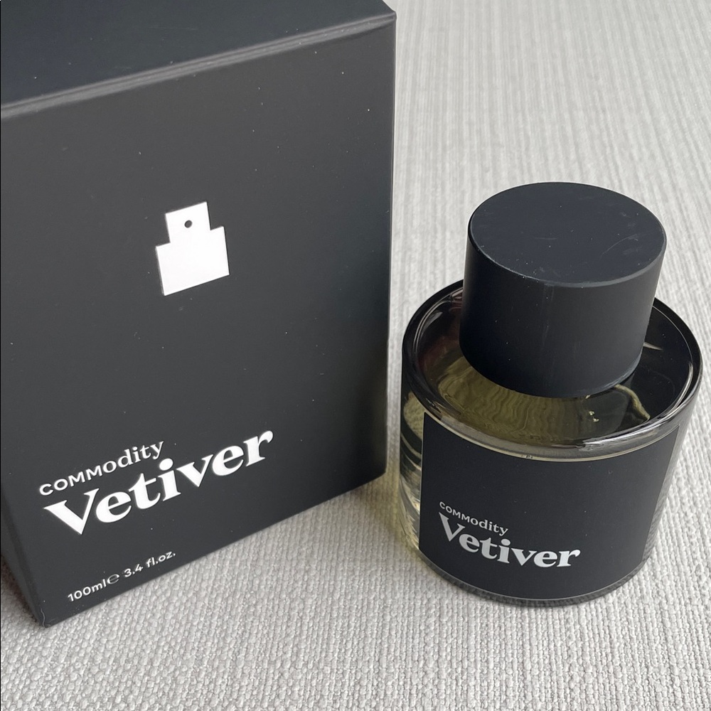 Commodity vetiver fragrance 3.4oz authentic
